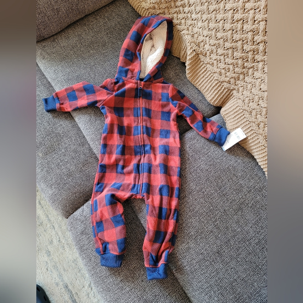 Carters Fleece lined Jumpsuit